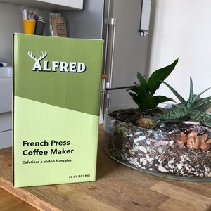 Alfred “But First, Coffee” French Press